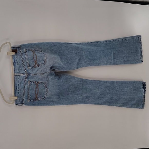 Abercrombie & Fitch Cotton Denim Jeans Boot Cut Size 12 Mid Rise - Picture 3 of 8